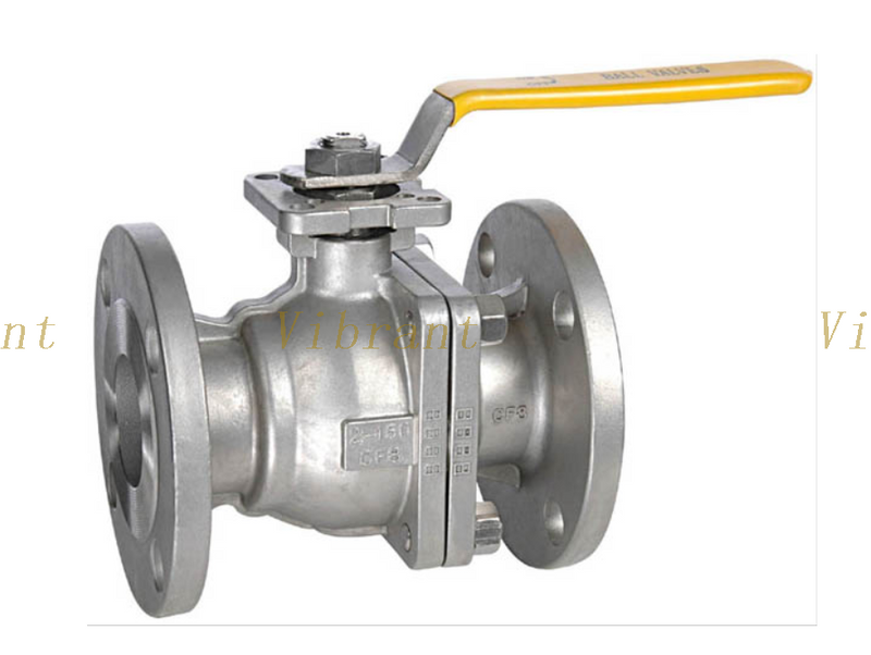 2-Pc-Flanged-Ball-Valve-with-Mounting-Pad